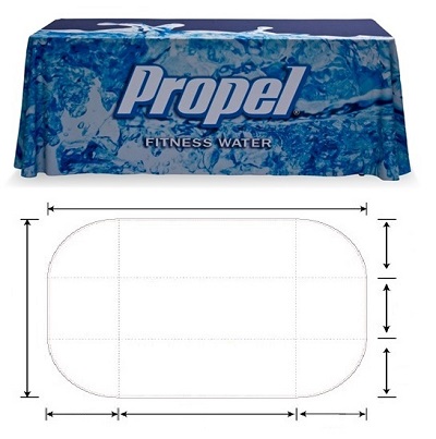 Nappe imprimée publicitaire