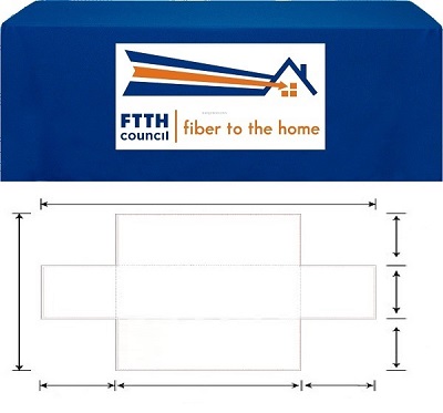 Nappe imprimée publicitaire