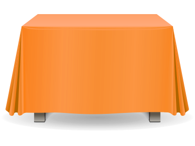 Nappe imprimée publicitaire