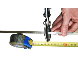 montage porte-drapeau incliné