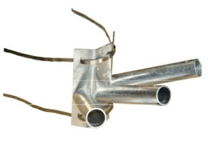 montage porte-drapeau incliné