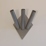 support drapeau mural