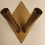 support mural pour drapeau