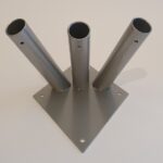 support drapeau mural