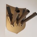 support mural pour drapeau