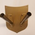 support mural pour drapeau