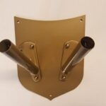 support mural pour drapeau