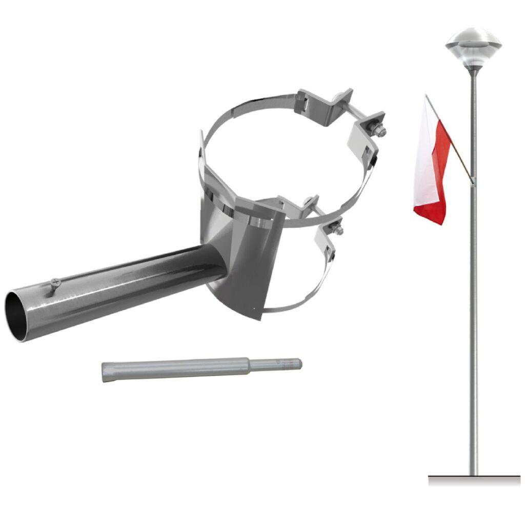 drapeau pour poteau éclairage