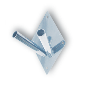 support mural pour drapeau