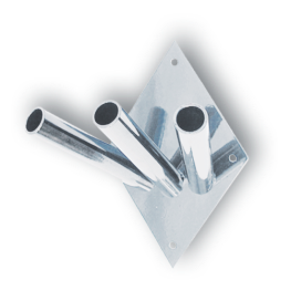 support mural pour drapeau