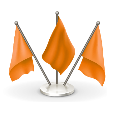 drapeau de table publicitaire