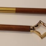 hampe drapeau en bois