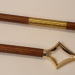 hampe drapeau en bois