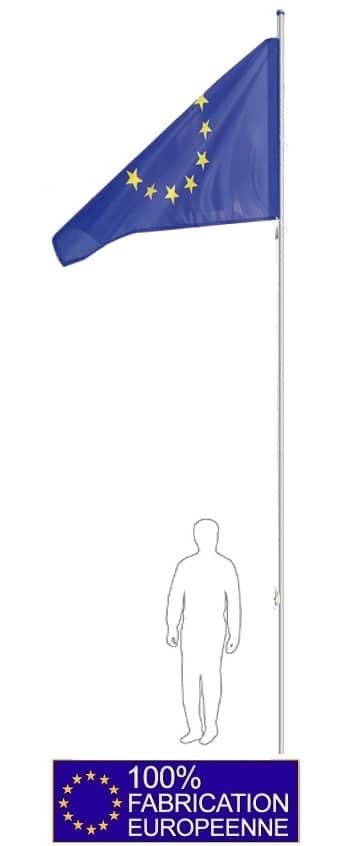 mât drapeau