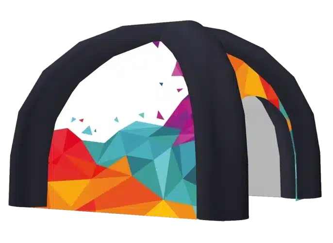 tente gonflable publicitaire