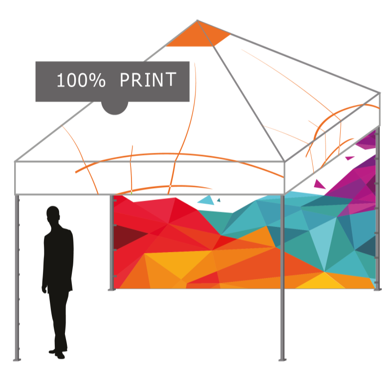 tente pliante publicitaire