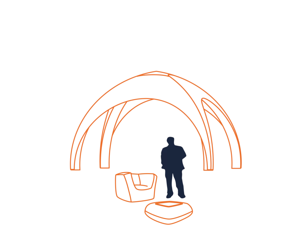 tente gonflable publicitaire