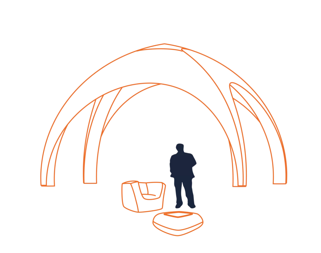 tente gonflable publicitaire