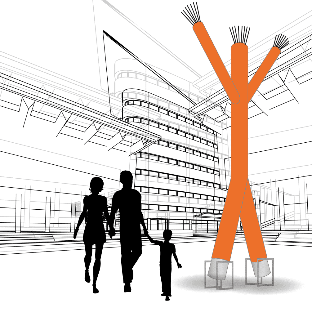 bonhomme gonflable publicitaire