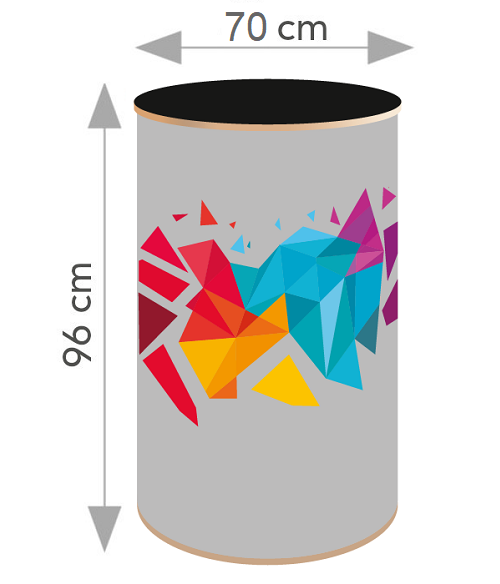 taille comptoir publicitaire