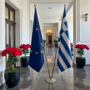 drapeau Grèce et l'UE