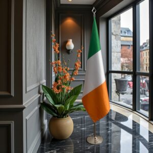 drapeau Irlande sur pied