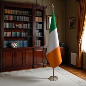 drapeau Irlande sur pied