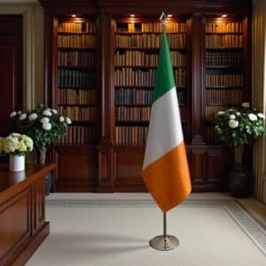 drapeau Irlande sur pied