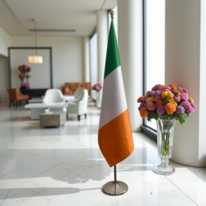 drapeau Irlande sur pied