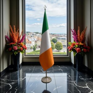 drapeau Irlande sur pied