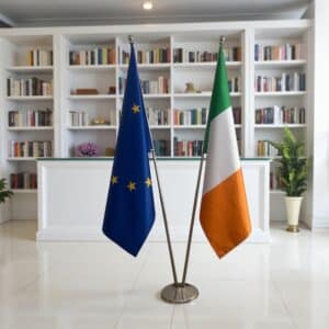 drapeau Irlande et UE