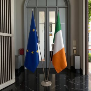 drapeau Irlande sur pied