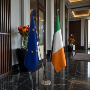 drapeau Irlande sur pied