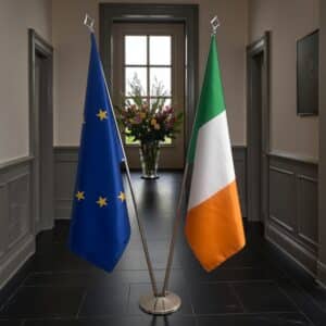 drapeau Irlande et UE