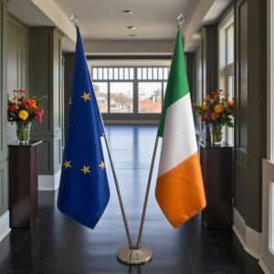 drapeau Irlande et UE