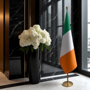 drapeau Irlande avec socle