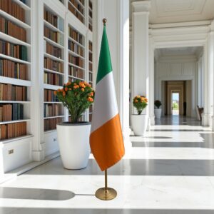 drapeau Irlande avec socle