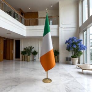 drapeau Irlande avec socle