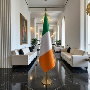 drapeau Irlande avec mat