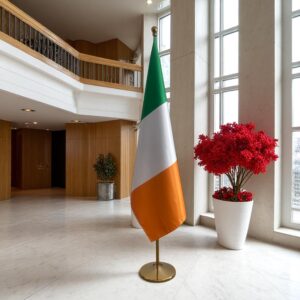 drapeau Irlande avec mat