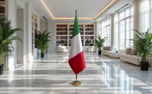 drapeau Italie pour ambasaddes
