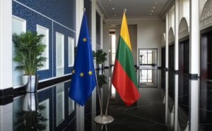 drapeau Lituanie et UE
