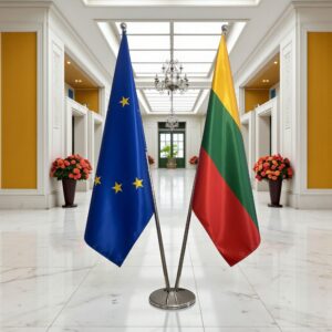 drapeau Lituanie et UE