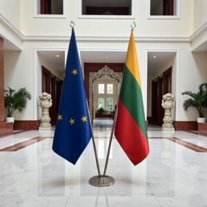 drapeau Lituanie et UE