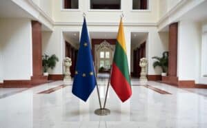 drapeau Lituanie et UE