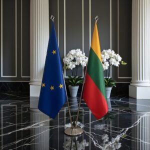 drapeau Lituanie et UE