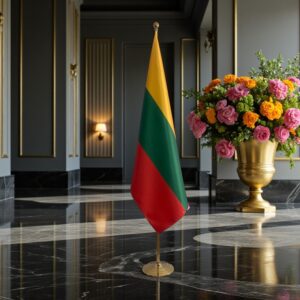 drapeau Lituanie et UE