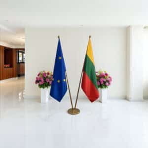 drapeau Lituanie et UE