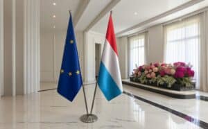 drapeau Luxembourg et UE