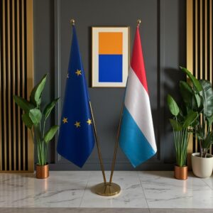 drapeau Luxembourg et UE